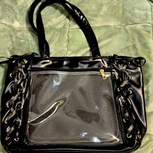 Croquette black tote bag🖤🎀